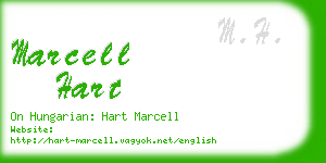 marcell hart business card